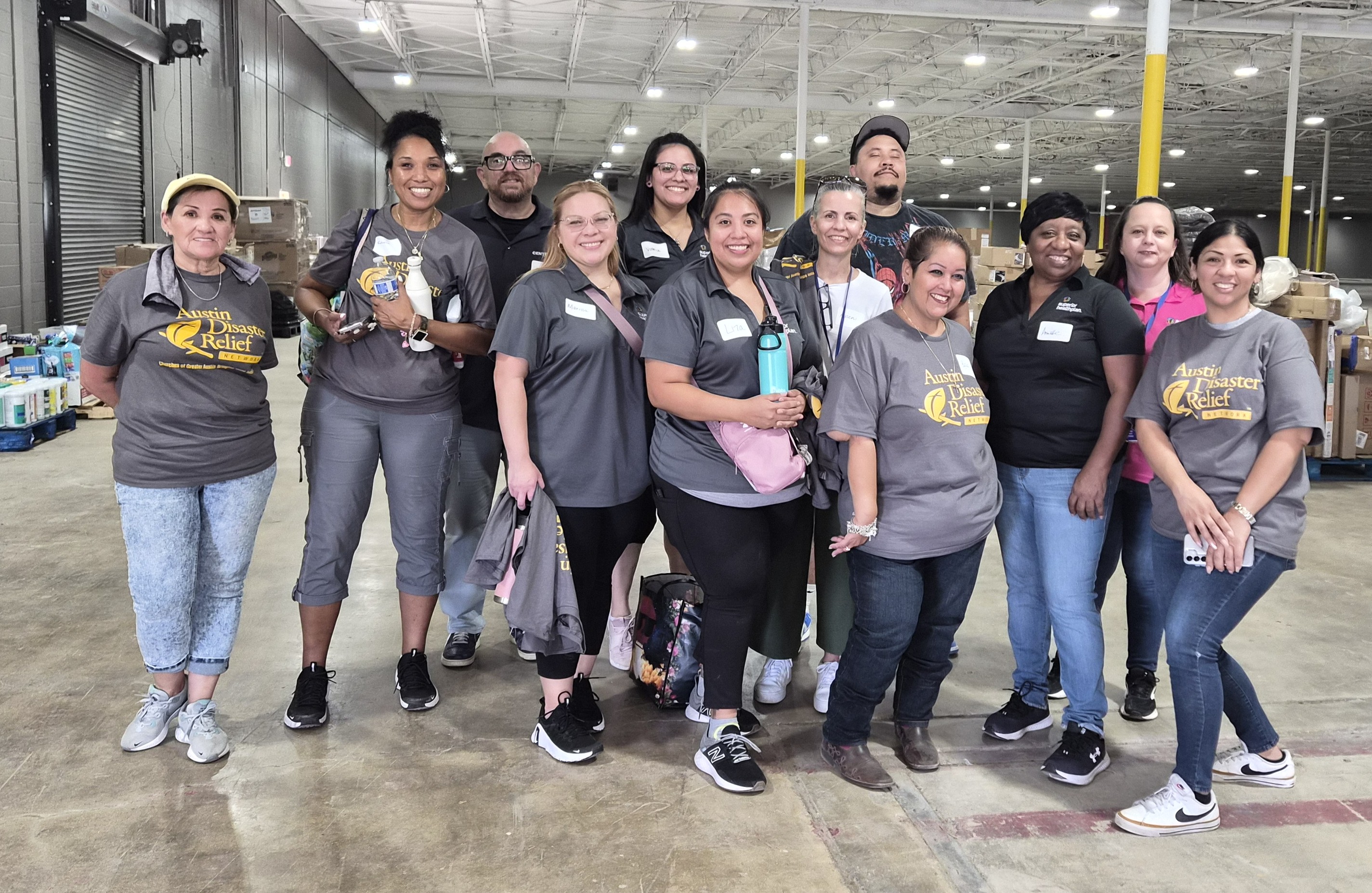 Superior employees volunteer with the Austin Disaster Relief Network 
